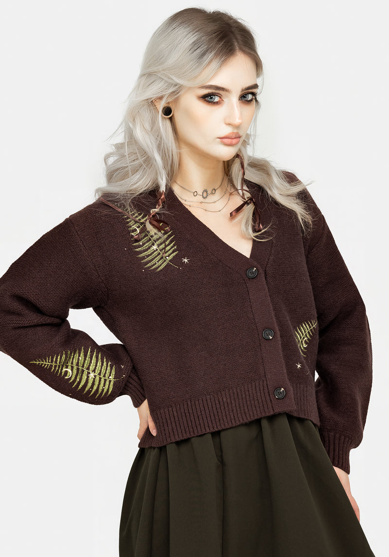 Vasilisa Embroidered Knit Cardigan