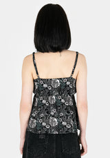 Nightbloom Lace Trim Cami Top