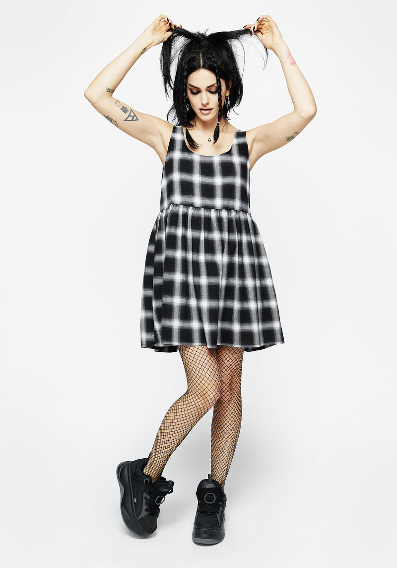 Singles Plaid Dress