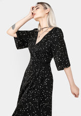 Celestial Midi Kimono Dress