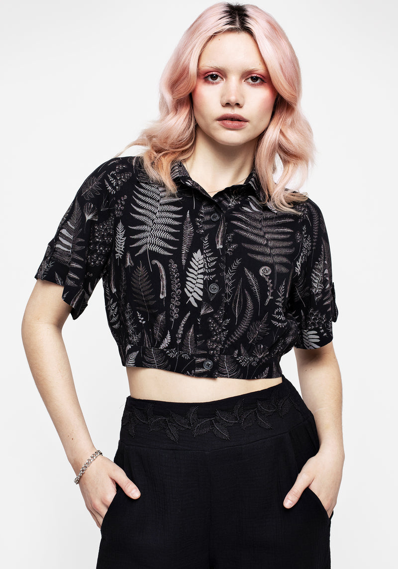 Maidenhair Crop Short Sleeve Shirt