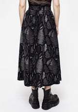 Maidenhair Button Up Midi Skirt