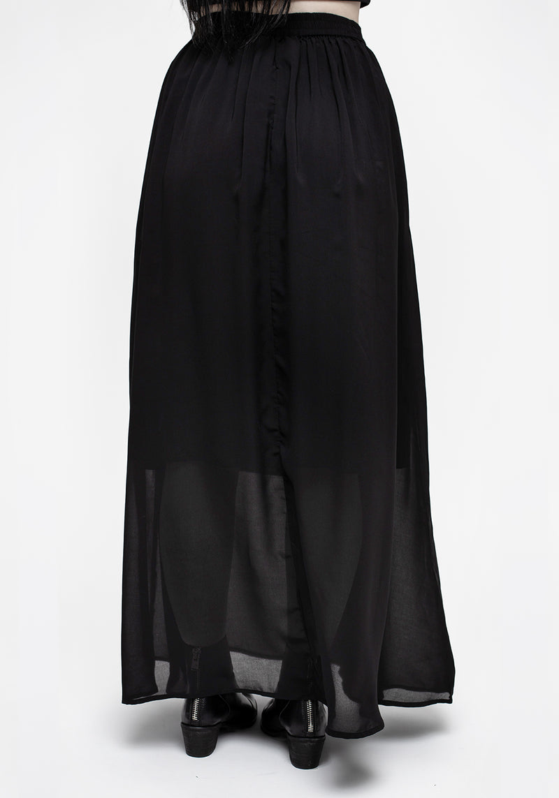 Eris Lace Up Maxi Skirt