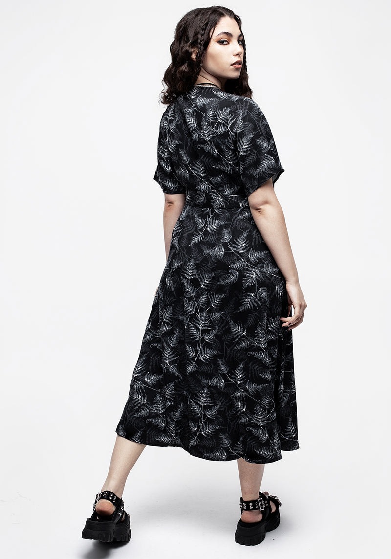 Bracken Wrap Midi Dress