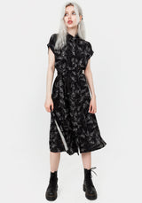 Bracken Tie Waist Midi Shirt Dress