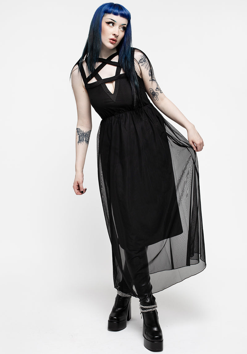 Incantation Mesh Maxi Dress