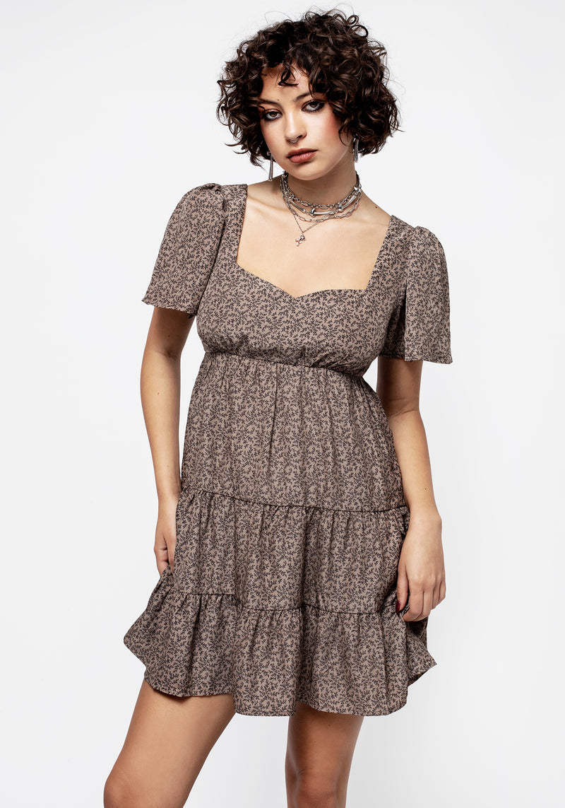 Meadowsweet Tiered Mini Dress