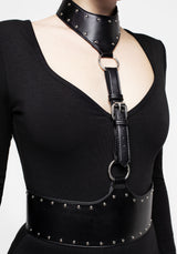 Choke Studded Collar Harness