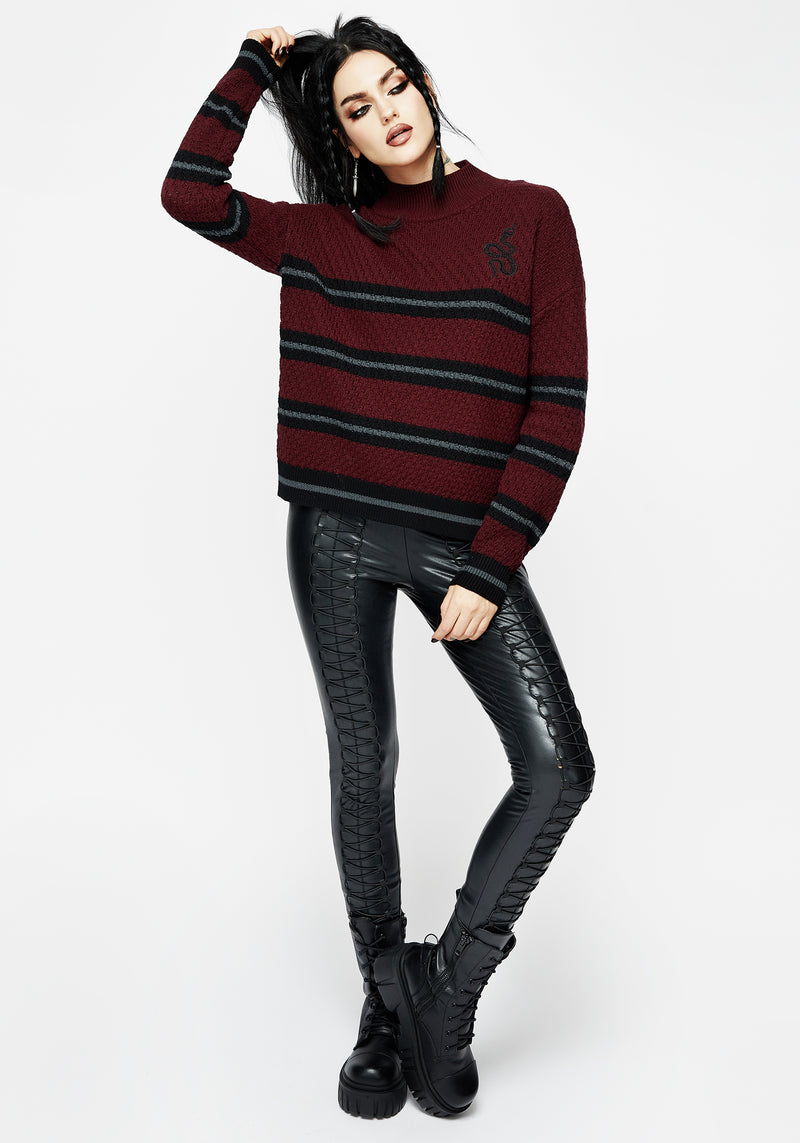 Mimic Striped Knit Jumper