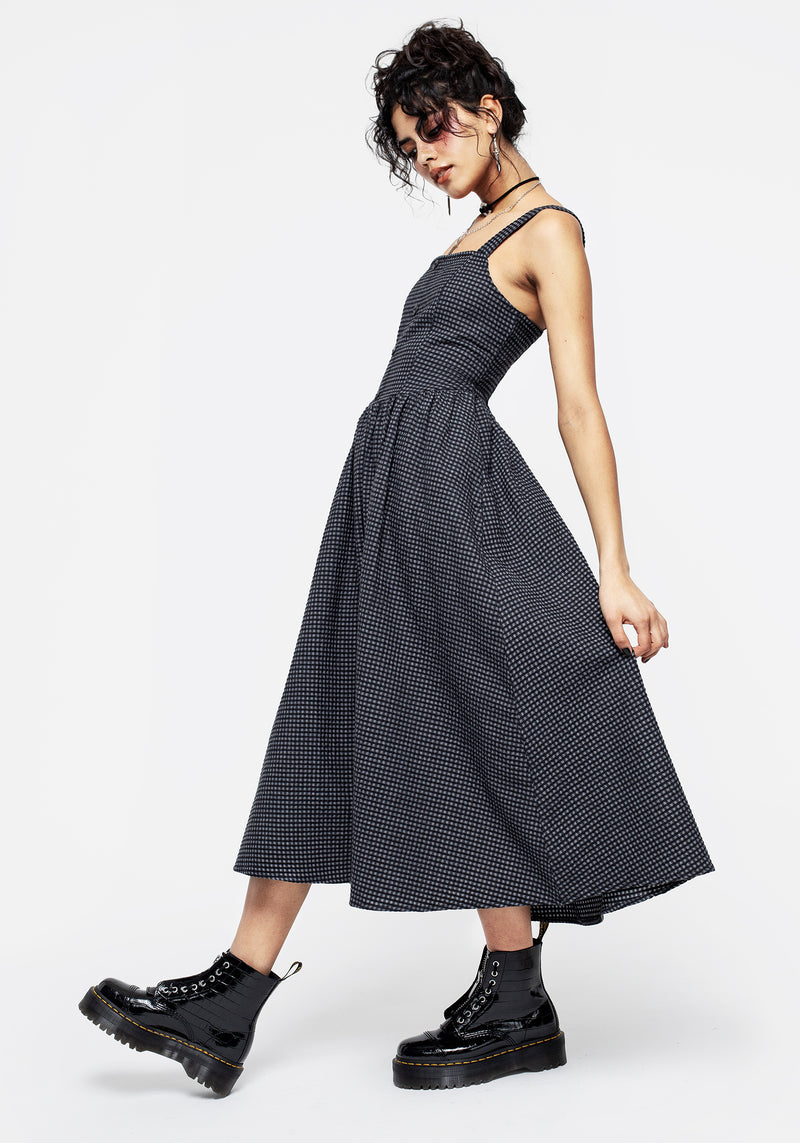 Faythe Apron Midi Dress