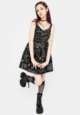 Heresy Button Up Mini Apron Dress