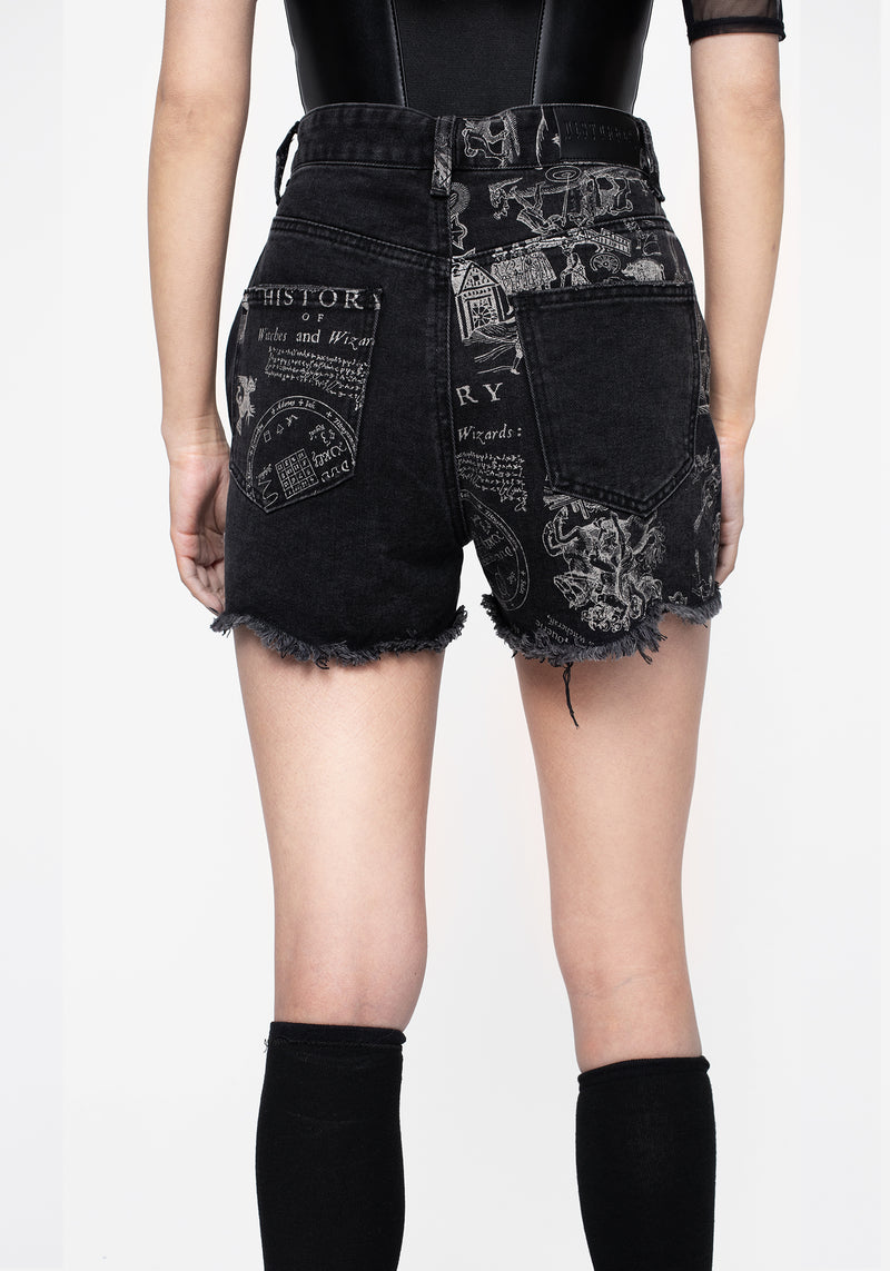 Heresy Spliced Mom Shorts