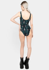 Pythia Snake Print Swimsuit