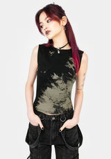 Erosion Tie Dye Sleeveless Tee