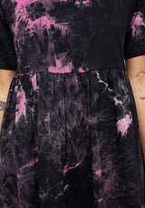 Misunderstood Tie Dye Mini Skater Dress