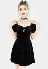 Drakon Velour Corset Mini Dress