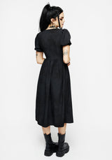 Gladys Button Front Midi Dress