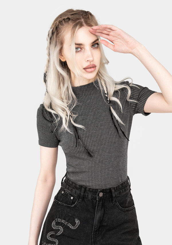 Bryony Striped Crop Top