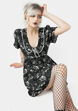 Nightbloom Collared Mini Dress