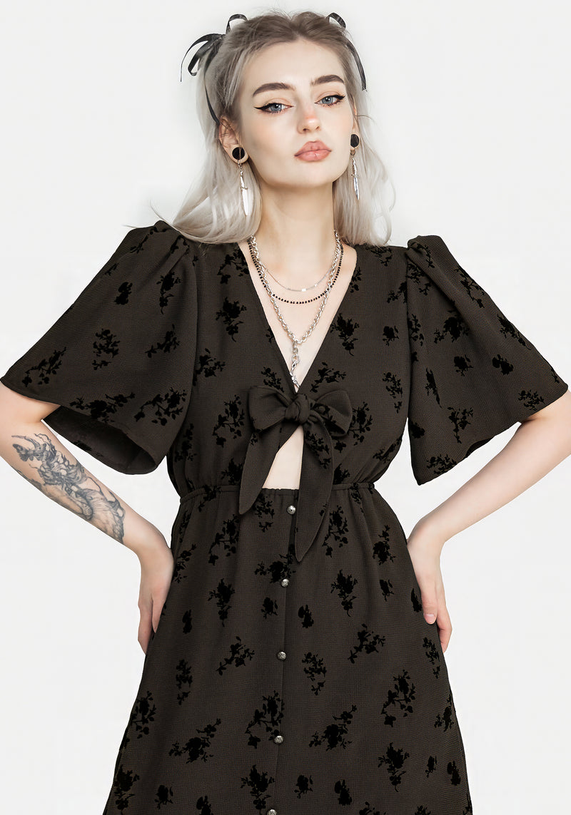 Dahlia Cut Out Midaxi Dress