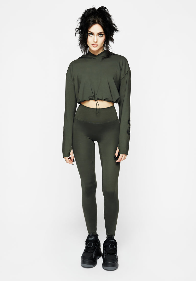 Venin Snake Athleisure Crop Hoody