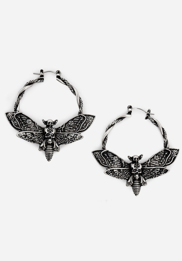 Mortmoth Hoop Earring