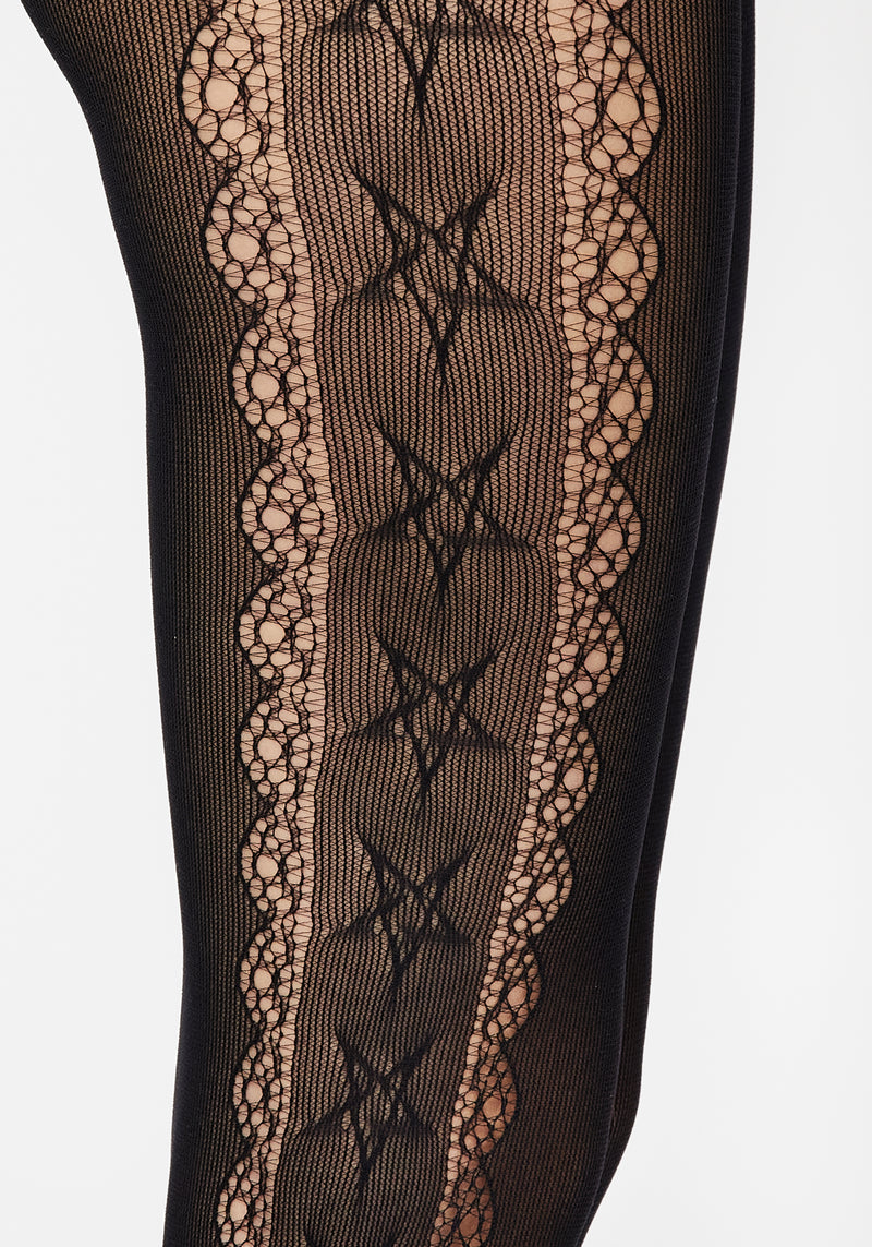 Pentacle Pattern Tights