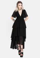 Sasha Tiered High-Low Dress