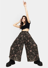 Ophelia Pleated Chiffon Culottes