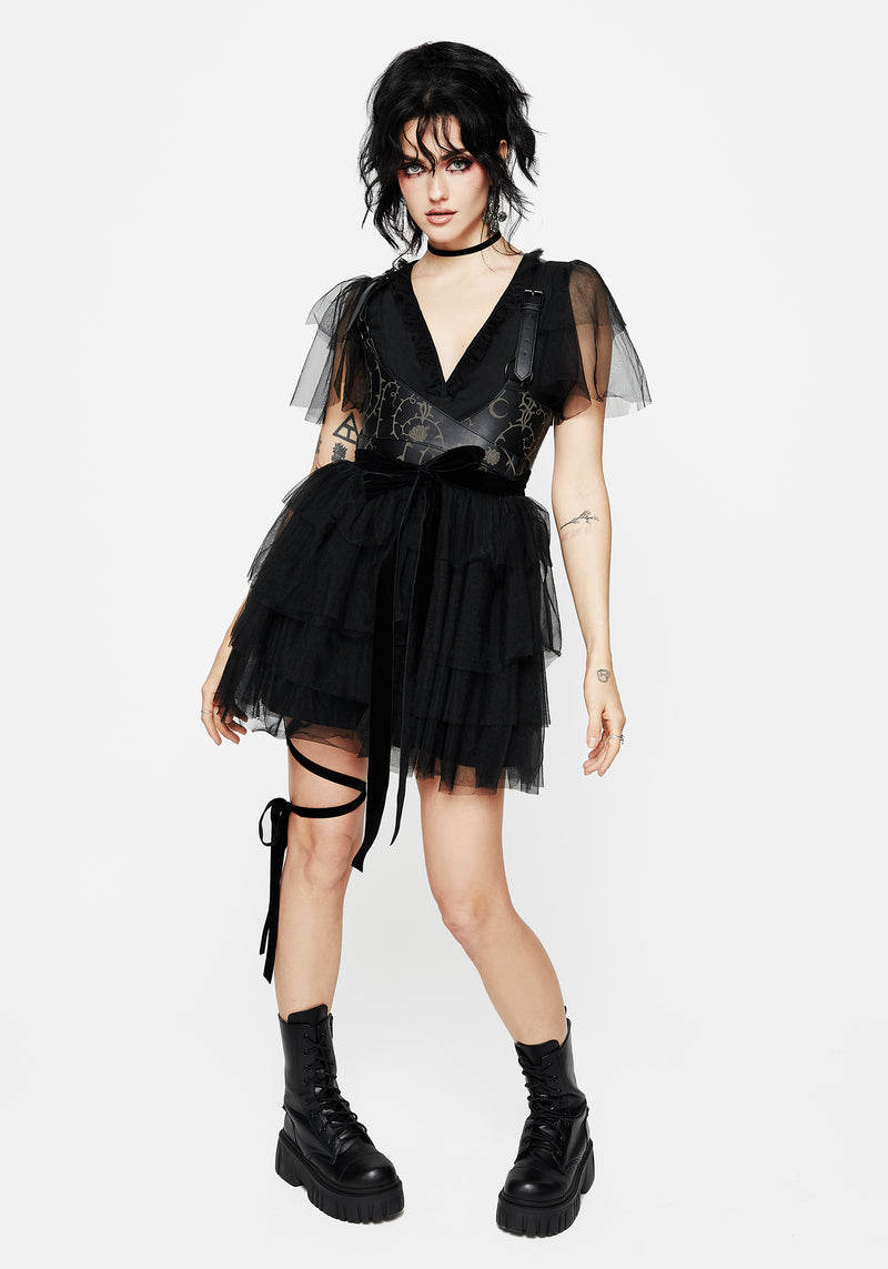 Krysta Tulle Mini Dress