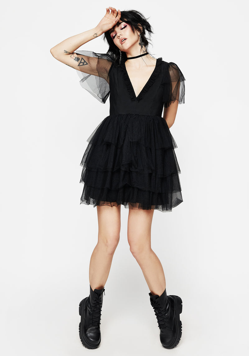 Krysta Tulle Mini Dress