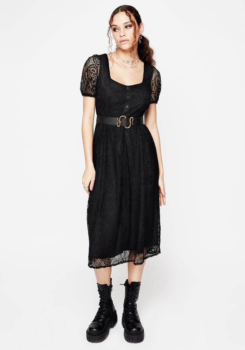 Harmonia Lace Midi Dress