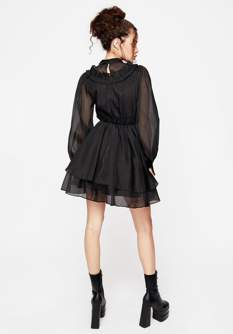 Morose Layered Frill Mini Dress