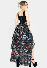 Mariposa Split Tiered Organza Skirt