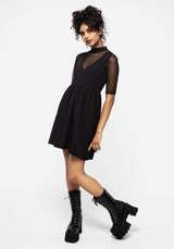 Cosette V-Neck Mini Smock Dress