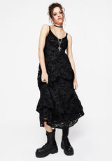 Dauphine Tiered Lace Midaxi Dress