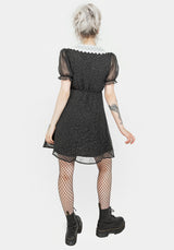 Phantasma Lace Collar Mini Dress