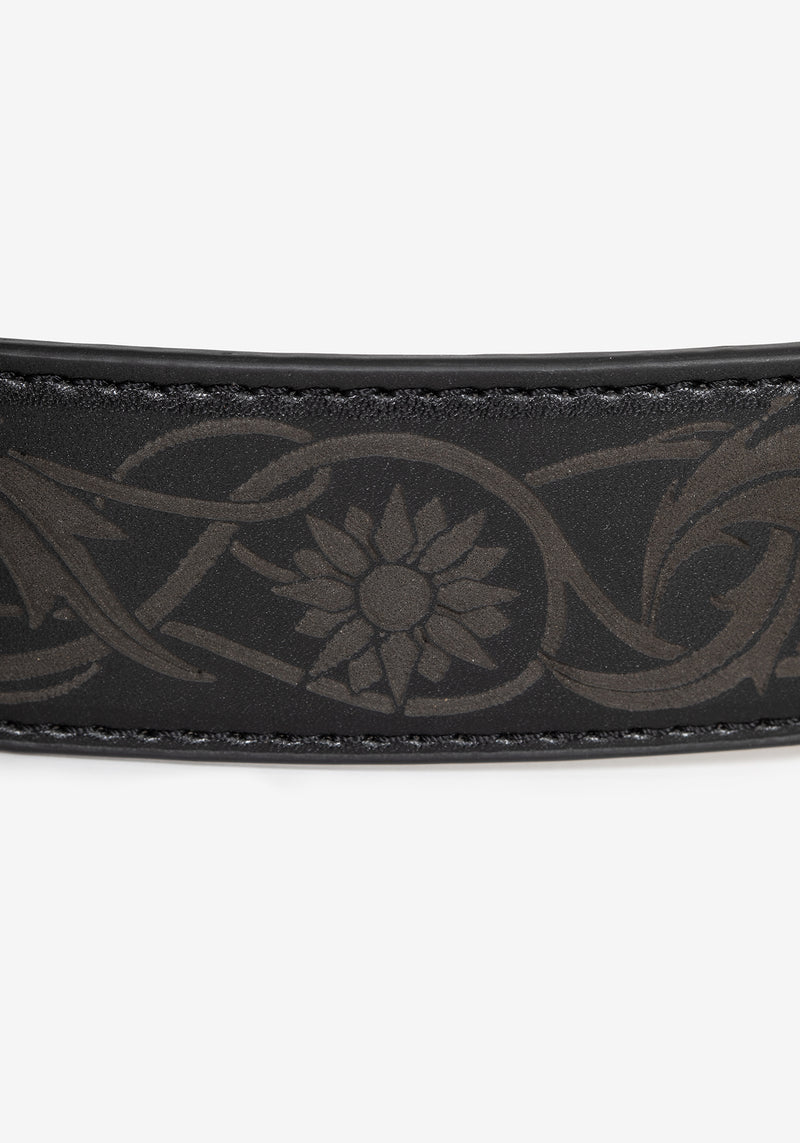 Illuminate Debossed Buckle Belt