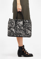 Metamorphosis Butterfly Floral Print Handbag