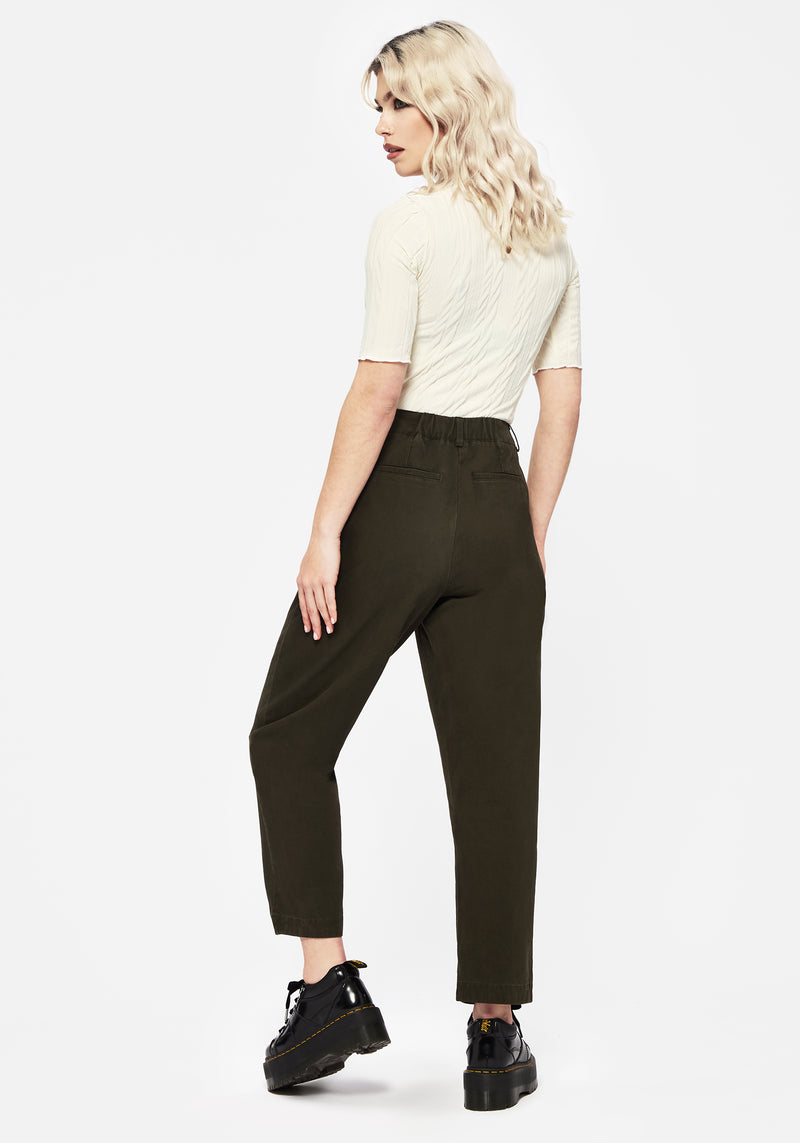 Copia Embroidered Balloon Leg Tailored Trousers