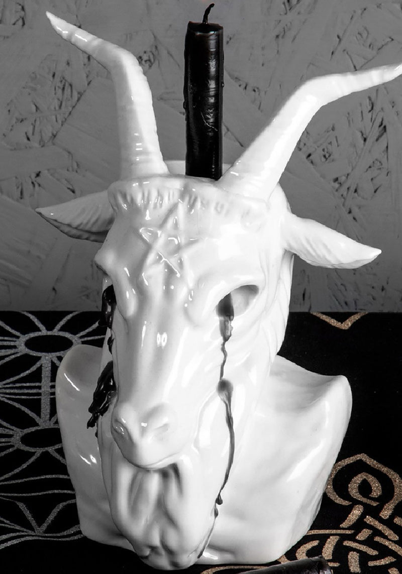 Crying Baphomet Candle Holder