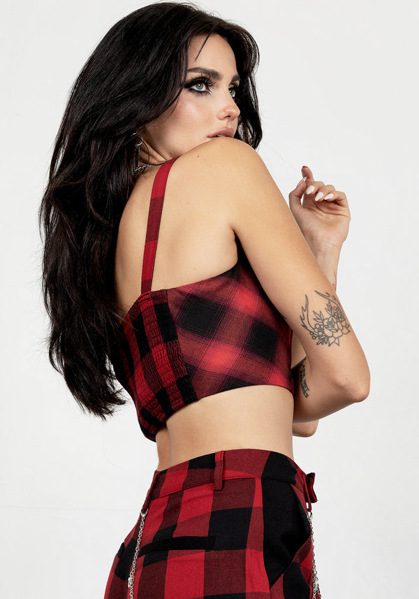 Sh!t Show Plaid Bralet