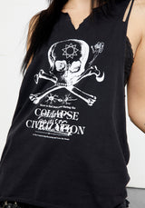 Collapse Distressed Vest