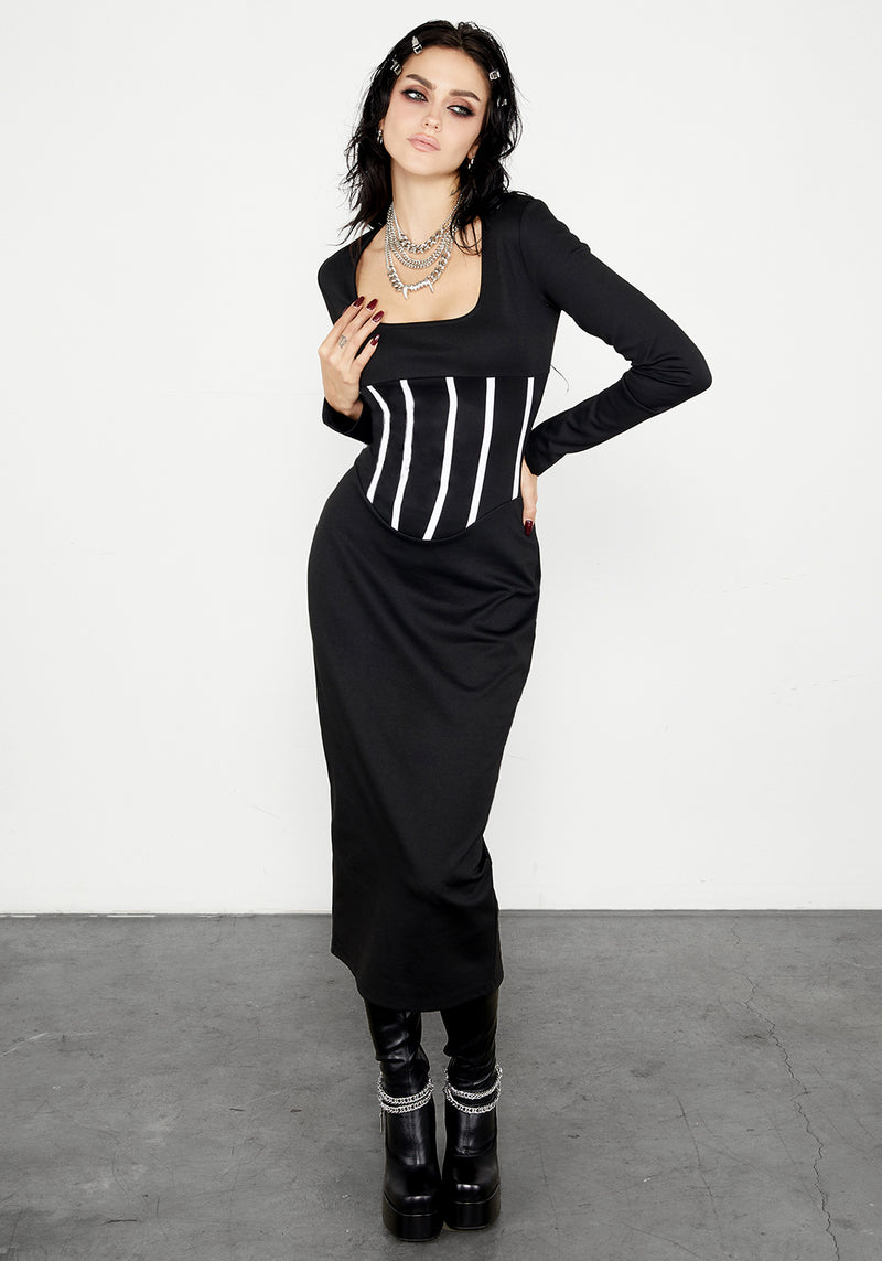 Seance Corset Jersey Dress