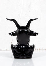 Crying Baphomet Candle Holder - Black