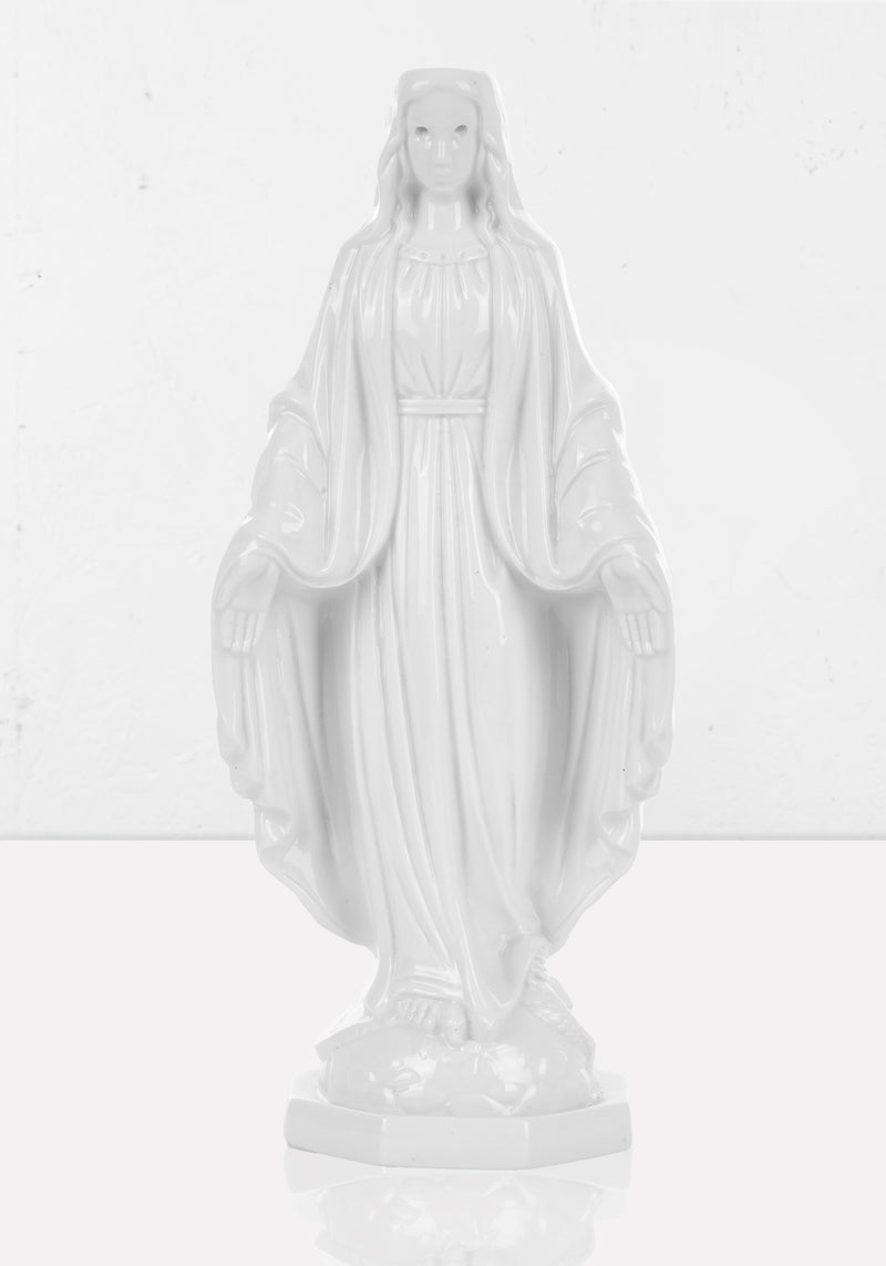 CRYING MADONNA CANDLE HOLDER