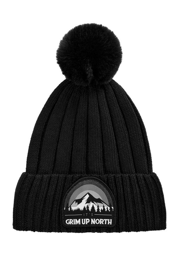 GRIM POMPOM BEANIE