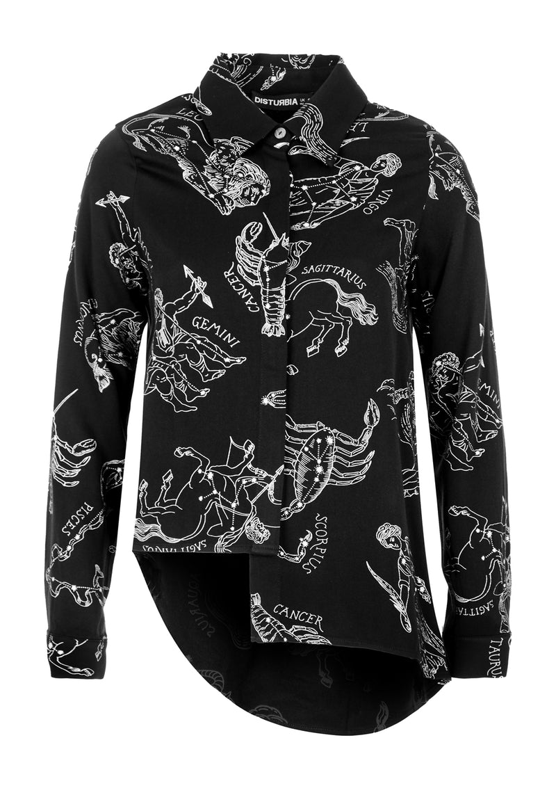 Zodiac Oversized Asymmetric Shirt