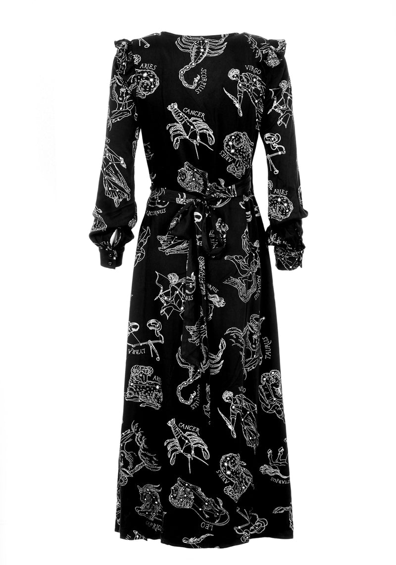 Zodiac Maxi Wrap Dress