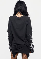 Infernal Layered Long Sleeve T-Shirt